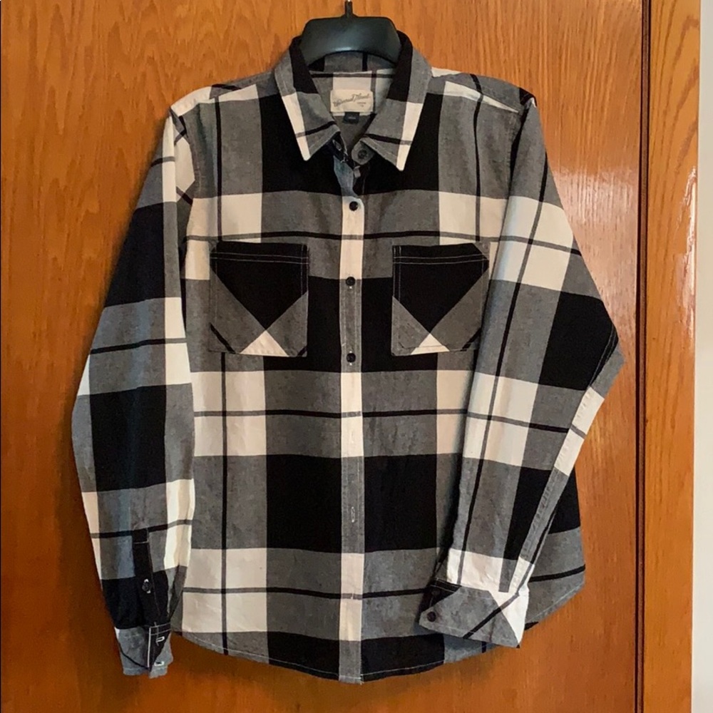 Plaid button up flannel
